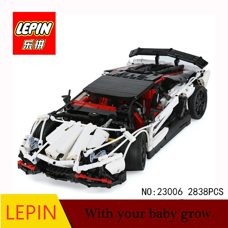 

Lepin 23006 2838Pcs Genuine MOC Technic Series The Hatchback Type R Set Building Blocks Bricks Educational Toys Boy Gifts Model