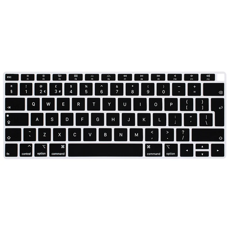Защитная накладка на клавиатуру для нового MacBook Air 13 A1932 с Touch ID 2019 Силиконовая