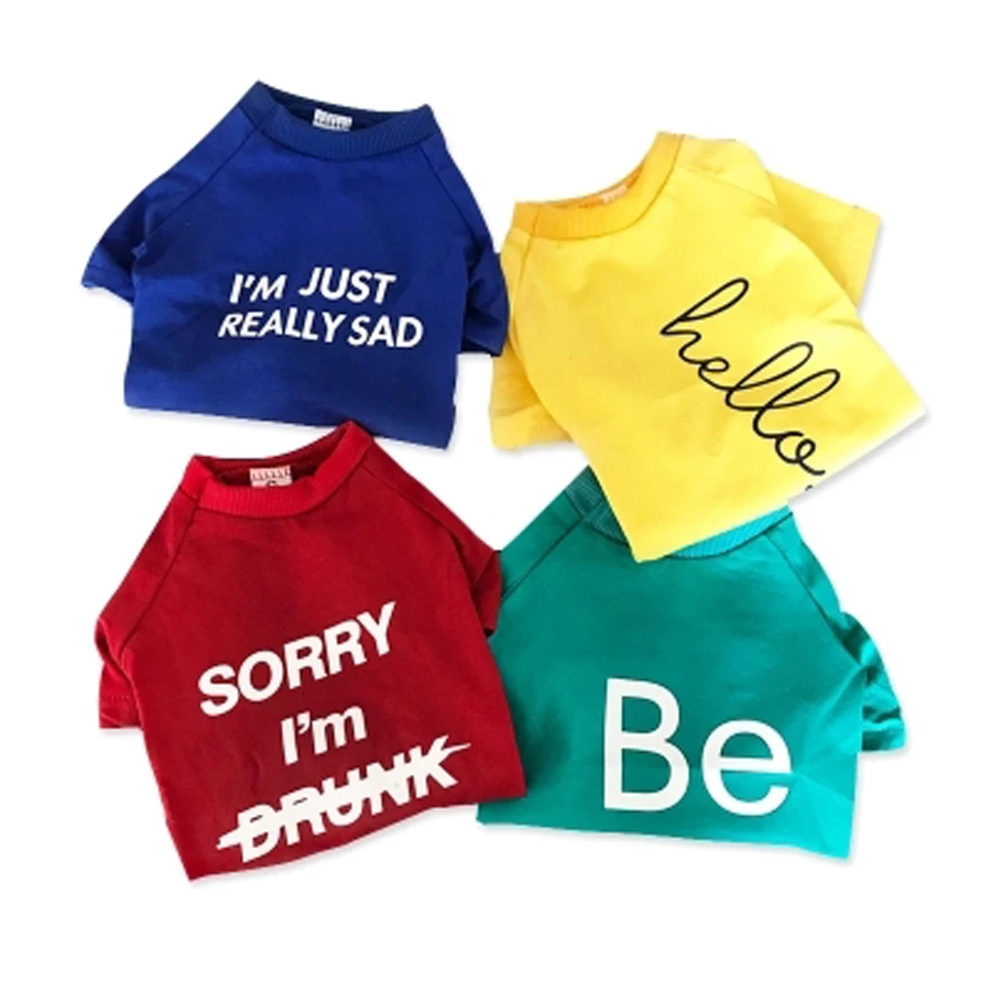 

Summer Pet Jumpsuit Cute Dog Clothes Schnauzer Red Dog Shirt Camisas Camisa Para Perro Acessorios Para Caes Pets Costume 5d0068