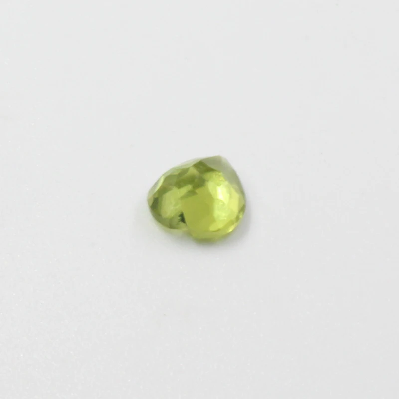 6mm Good Quality Heart Cut Peridot Gemstone for Silver Jewelry Maker 100% Real Natural Peridot Loose Gemstone