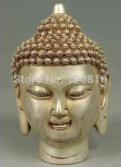 

China Old Copper Silver(Plate) Handwork Buddha Statue