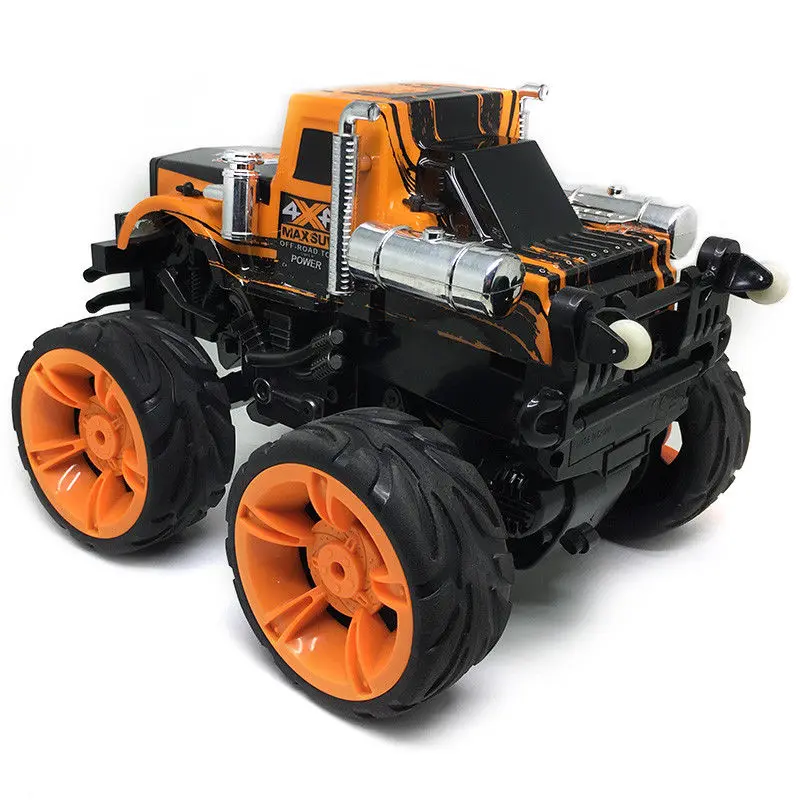 Rc Car 4wd Racing RC Stunt Car 360 degree Inverted Rotation 15km/h High Speed RTF Remote Control Car Toys