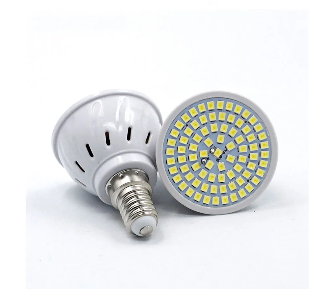 E27 E14 MR16 GU10 светодиодный лампы 48 60 80 светодиодный s лампа 2835 SMD светодиодный светильник прожектор AC220V