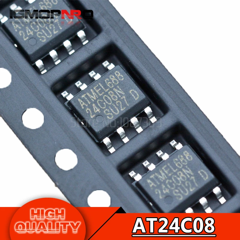 10pcs/lot AT24C08 AT24C08BN 24C08 SOP8 new original free shipping-in ...
