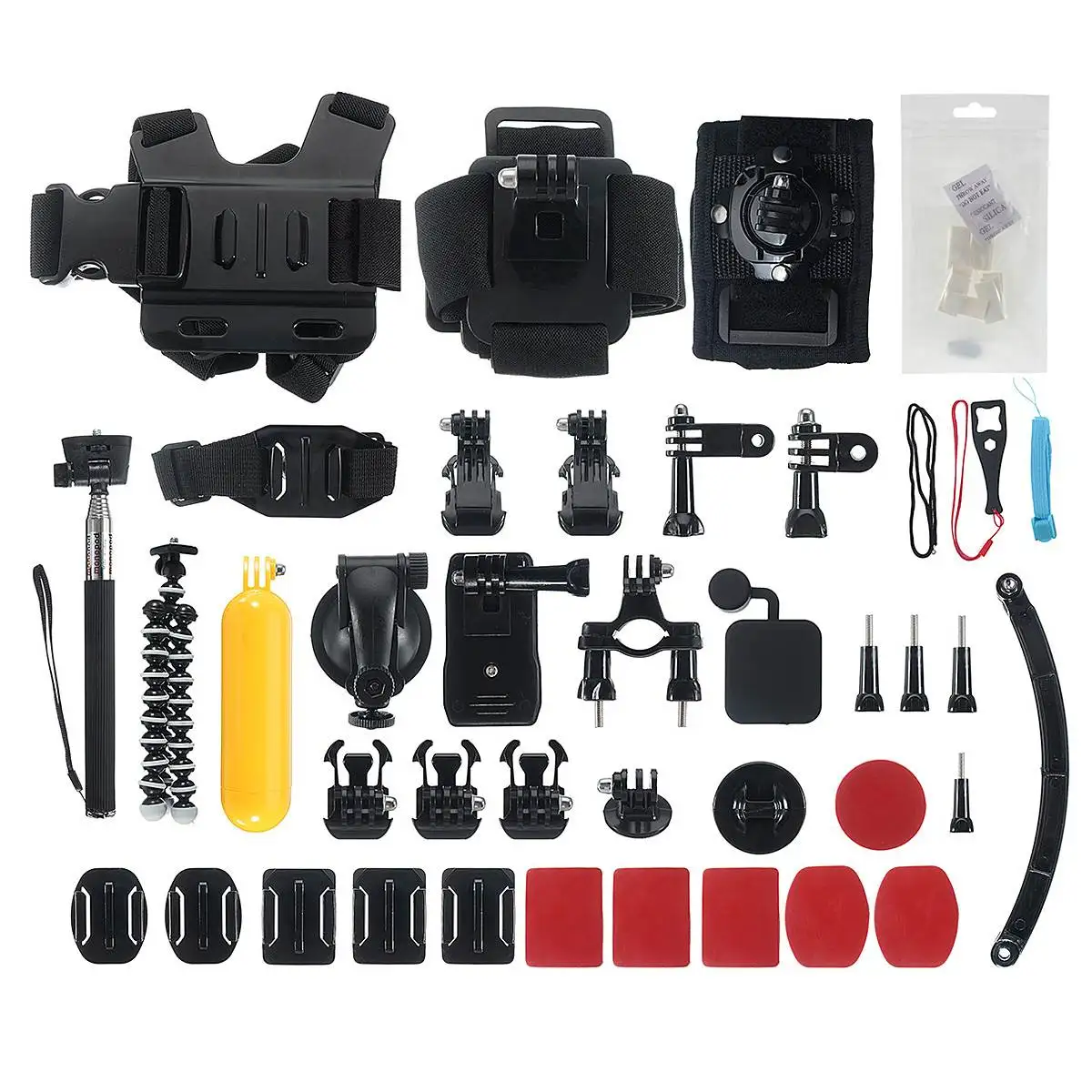 

2017 New Arrival 53 in 1 Action Camera Accessories Bundle Kits Case for GoPro Hero 4 /3 + /3 /2/1