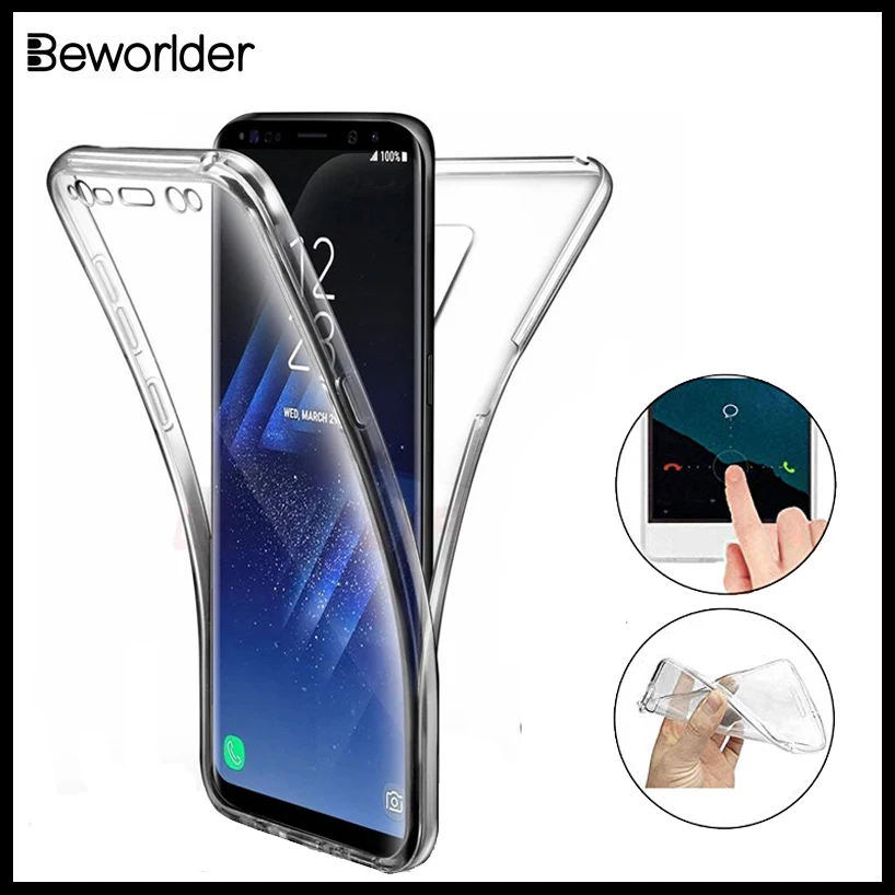 Soft Case For Samsung Galaxy A50 A40 A30 A60 A70 Silicone Front + Backl Full Protect Cover M10 M20 M30 A10 |