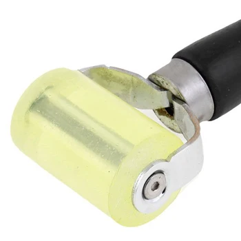 

TOYL Wooden Handle Auto Sound Deadening Application Rubber Roller Black Clear Green