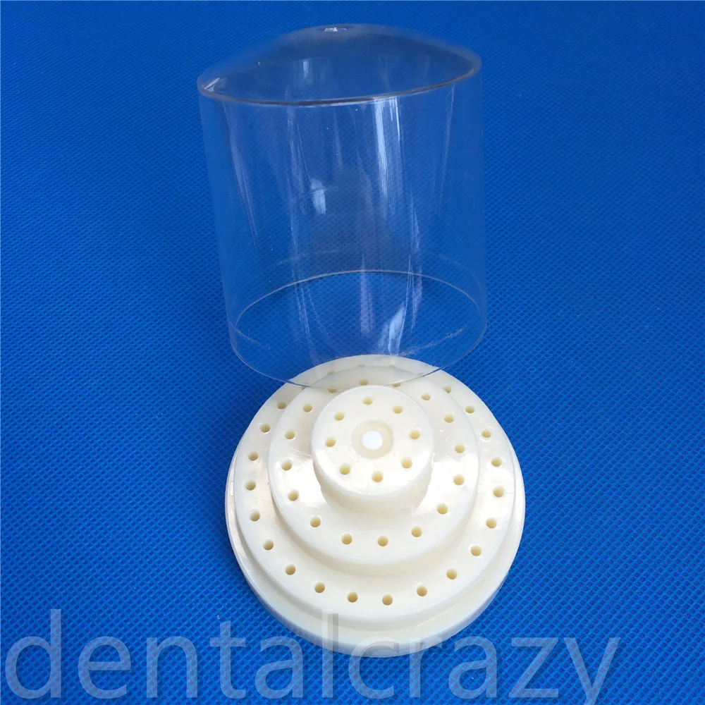 

Details about Round 48 Holes Dental Holder Block Case Box High Low Burs Organizer Stand