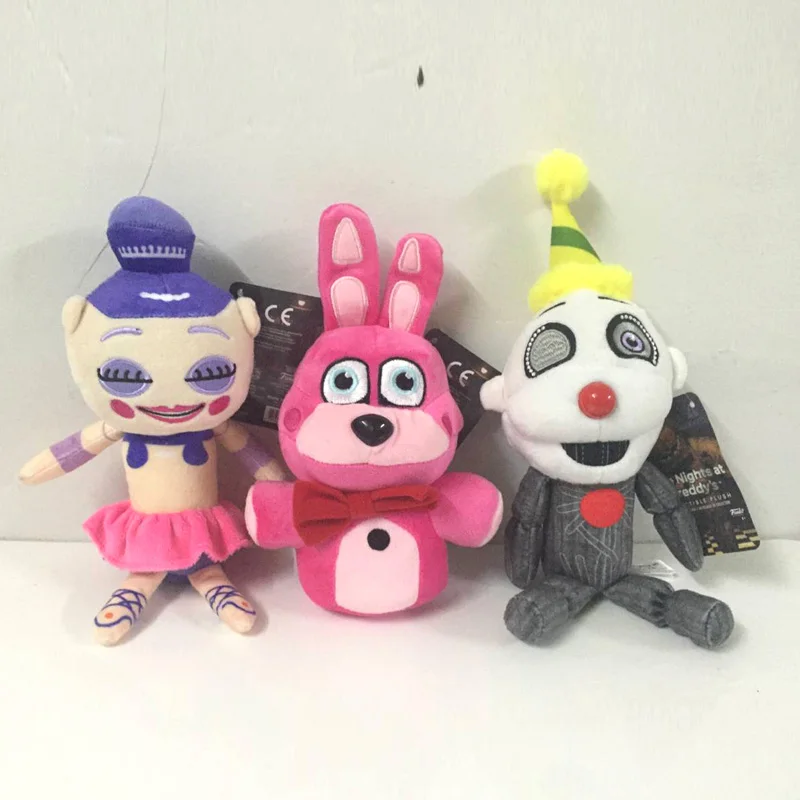 10 шт./лот 16-20 см Five Nights At Freddy's куклы FNAF Плюшевые игрушки подарки Мультяшные животные волк кролик медведь мягкие игрушки