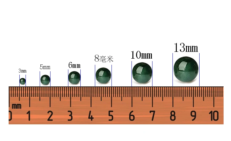 Эксклюзивные натуральные свободные бусины для мужчин и женщин 5 мм-6 мм-7 мм-8 мм-10 мм аксессуары ручной работы масляные зеленые круглые бусины