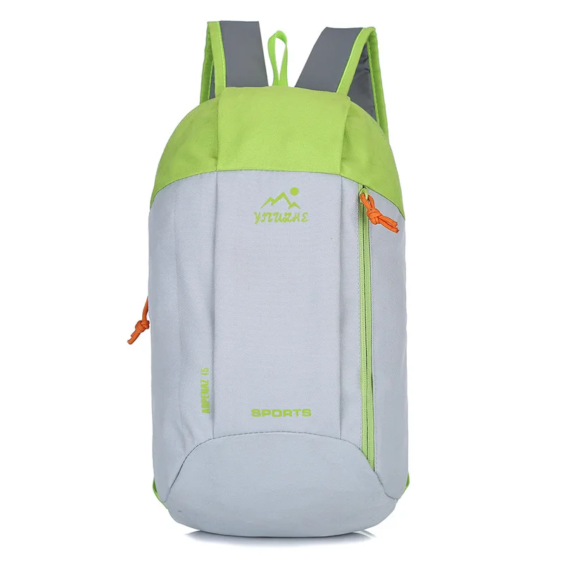 Уличный спортивный светильник, вес 10л, походный рюкзак, рюкзак для путешествий, водонепроницаемая сумка на молнии, регулируемый ремень, для кемпинга, для ноутбука, мягкий - Цвет: Green