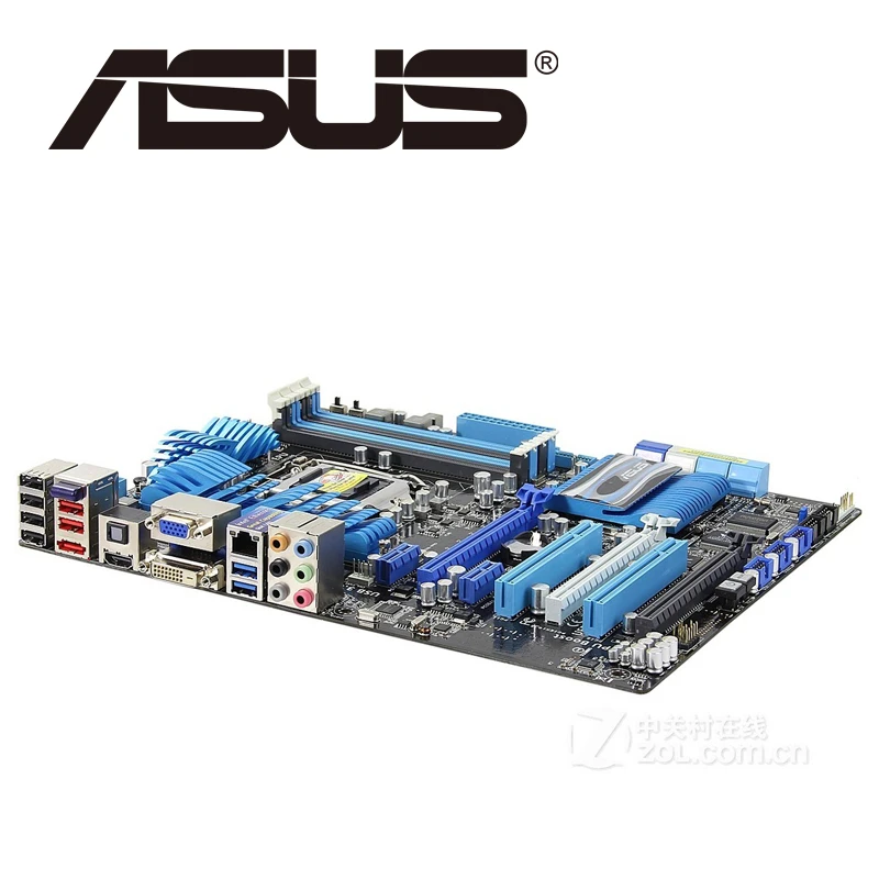 Asus P8Z68 V PRO настольная материнская плата Z68 Socket LGA 1155 i3 i5 i7 DDR3 32G ATX UEFI BIOS оригинальная