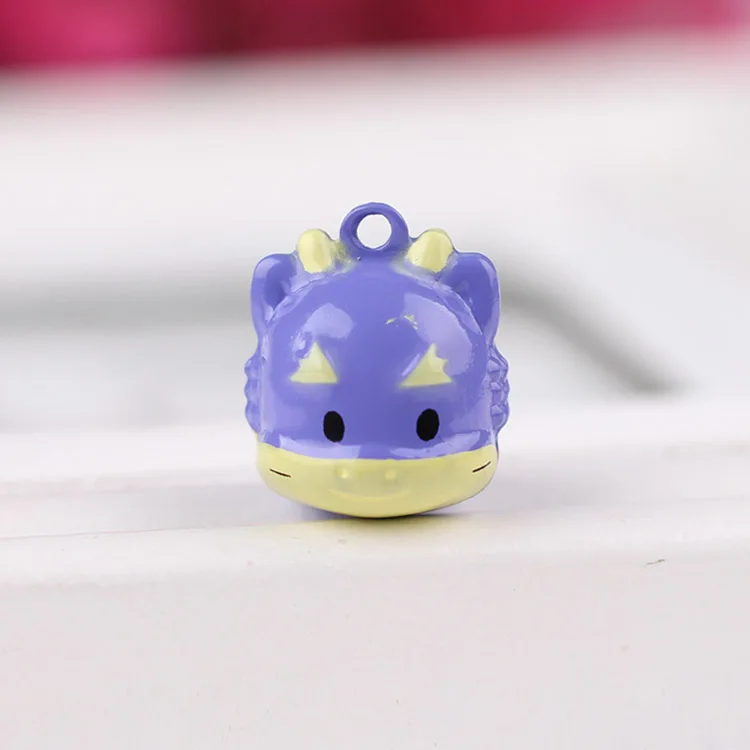 Зодиак Мультфильм медный колокольчик diy ювелирные аксессуары для домашних животных ткачество колокольчик-брелок - Цвет: Number5
