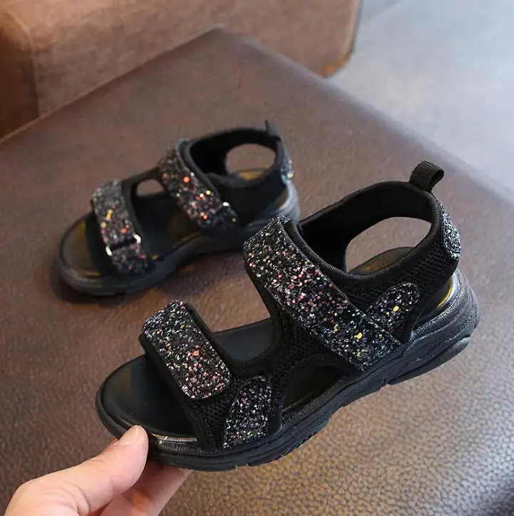 

Summer Boys Sandals Shoes Breathable Mesh Girl Kids Mesh Sport Shoes Girls Beach Sandals Children Sneakers Size 21-36