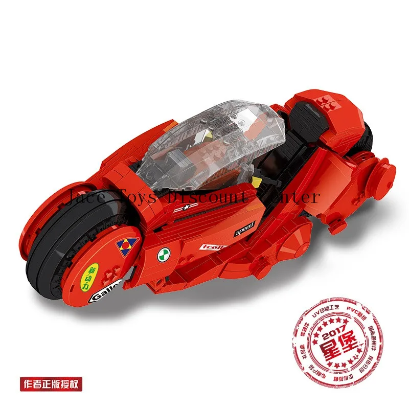 

XB-03001 1143Pcs Creative MOC City Series The Citizen Akira Moto Set Building Blocks Bricks Boy Toys Model Gifts children gift