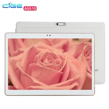 10.1 дюймов A5510 Окта основные 1.3 ГГц Ram 4 ГБ Rom 64 ГБ Tablet Android-Телефон Вызова Tablet PC Компьютер tablette Bluetooth/GPS 10″