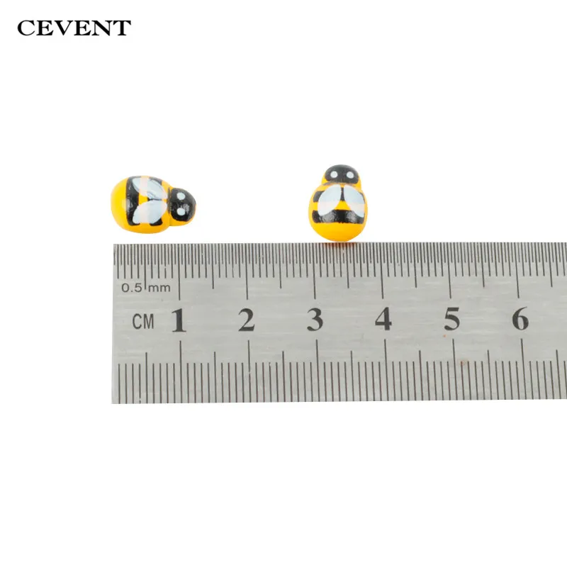 Cevent 100 шт./пакет мини наклейки "Пчела" сделай сам "3D деревянный стикер Божья коровка Скрапбукинг пасхальные украшения стен дома Скрапбукинг ремесло