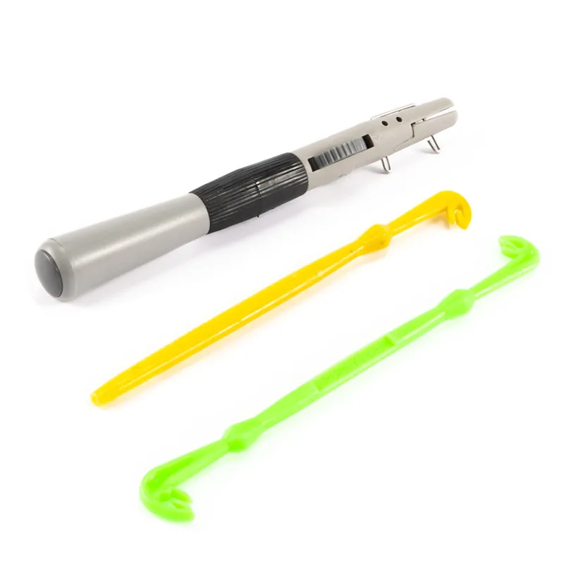 

1PCS ABS Tie Hooks Device Manually Fish Hooks Wire Knotter Line Fishing Tackle Tools Fast Tie Tying Knot Tool Fishing Tools