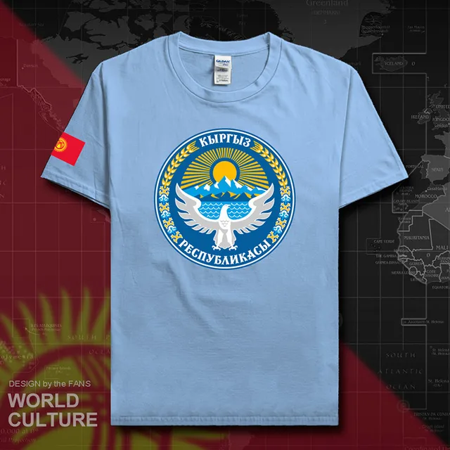Kyrgyzstan Kyrgyz t shirt fashion jersey nation team 100 cotton t-shirt clothing tees country sporting gyms KG KGZ flag 20