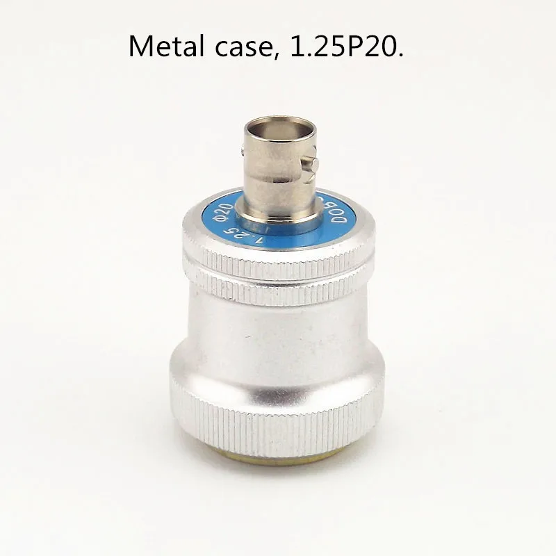 

Straight probe of ultrasonic flaw detector, 1.25P20 metal nondestructive testing longitudinal wave transducer.