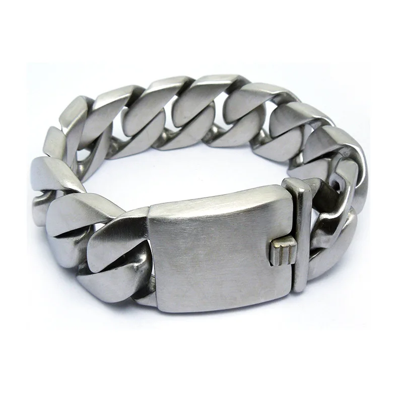 

stainless steel chunky bracelet men stainless steel bangle