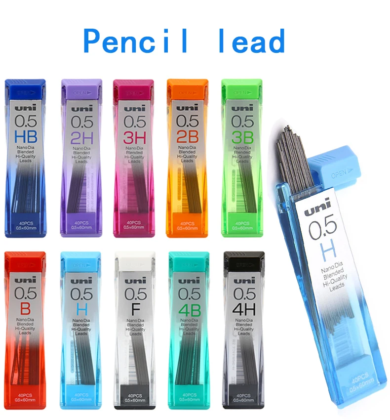 Механический карандаш Uni M5-450 202ND 0,5 мм, стержень для карандашей, высококачественный автоматический стержень, 1 ручка+ 1 коробка, стержень для карандашей