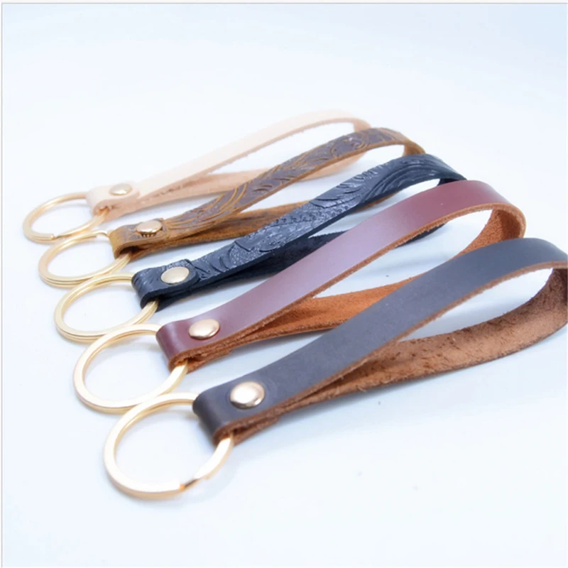 

Creative Pocket Ring Leather Keyring Housekeeper Keys Wallet Keychain Covers Organizer Smart Key Wallet Case Key Holder Bags