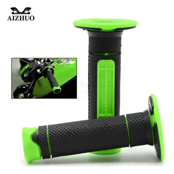 

7/8" 22mm Motorcycle Hand Grips Rubber Handle for Kawasaki KDX200 KLX300R KLX125 KLX300 KDX50 KL250 KL650 KLF110 KLF185 KLF220