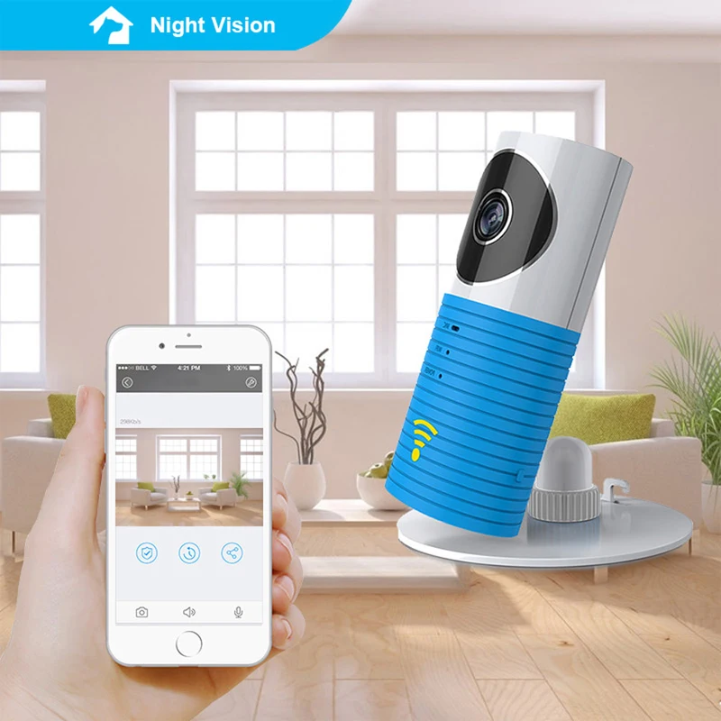  Wireless Baby Monitor 720P Intelligent Night Vision Two-way Intercom 32G Storage Support IOS Androi