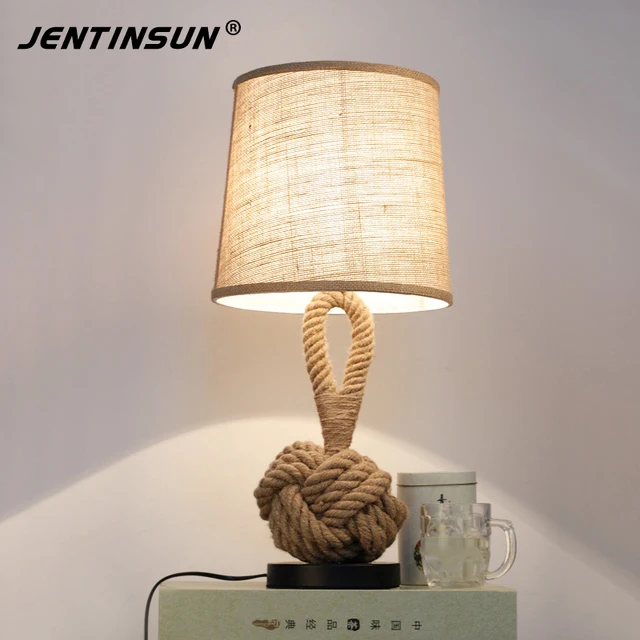 Cloth Stand For Bedroom Creative Decoration nordic retro creative bedroom bedside led table lamp cloth hemp Cloth Stand For Bedroom Creative Decoration nordic retro creative bedroom bedside led table lamp cloth hemp