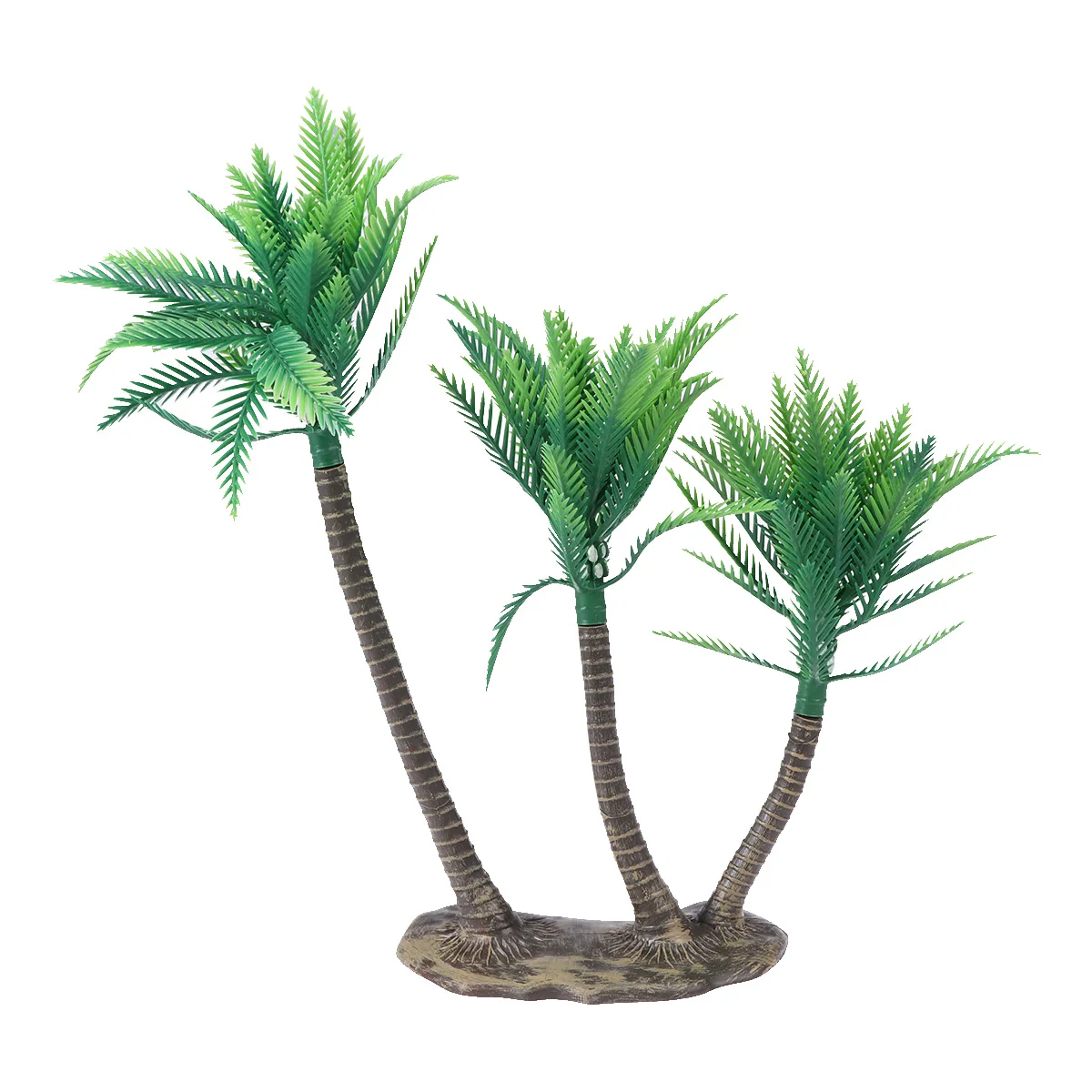 

3Pcs/Set Plastic Coconut Palm Tree Miniature Bonsai Craft Mini Scenery Kid Toy For Landscape DIY Doll House Decoration