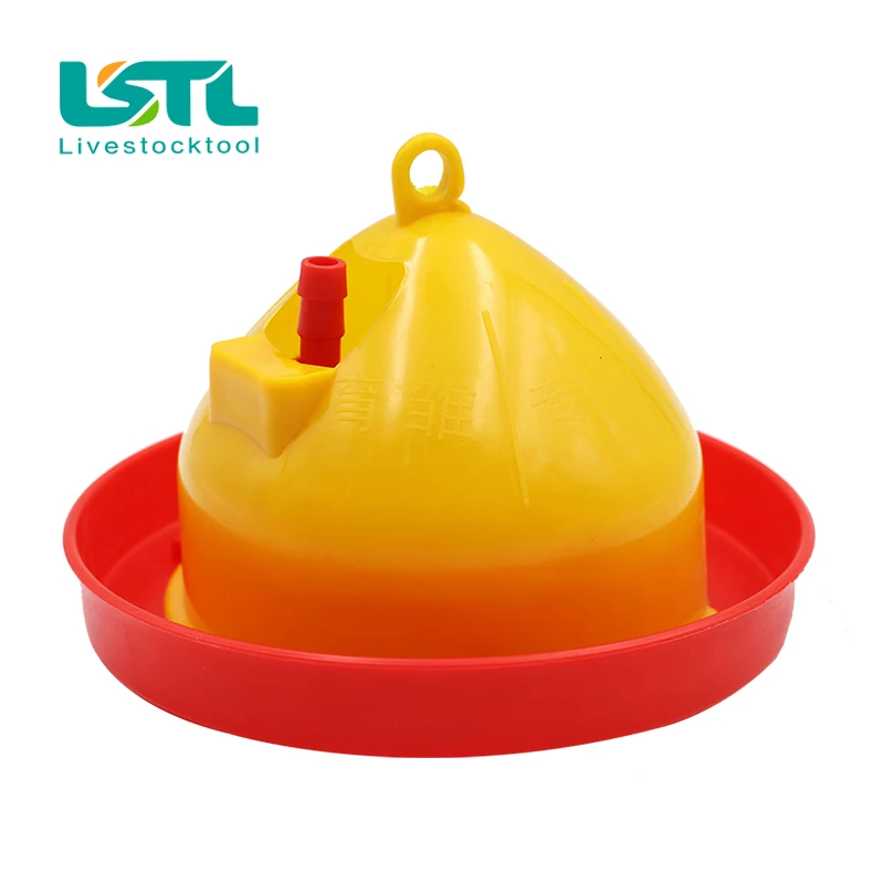 

1 Pcs Chicken Feeder Water Fountain Poultry Chick Waterer Bucket Chick Bird Drinker Fountain Brooder Chick Waterer Bowl