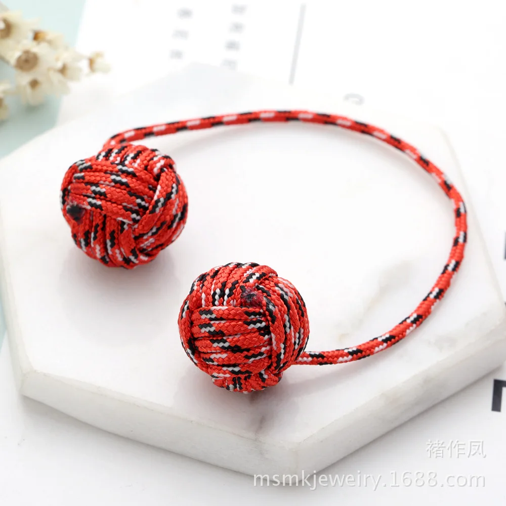 Модные игрушки Begleri из алюминиевого сплава, яркие бусины для беспокойства, Паракорд для пальцев, антистресс, экстремальное движение пальцев - Цвет: O