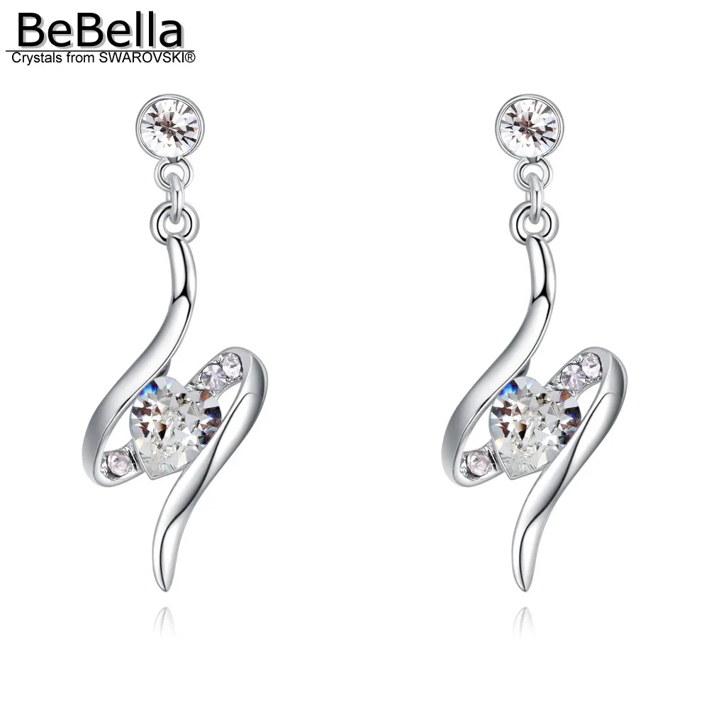 BeBella модные кулоны в виде сердца &quotлюбовь&quot висячие серьги для женщин