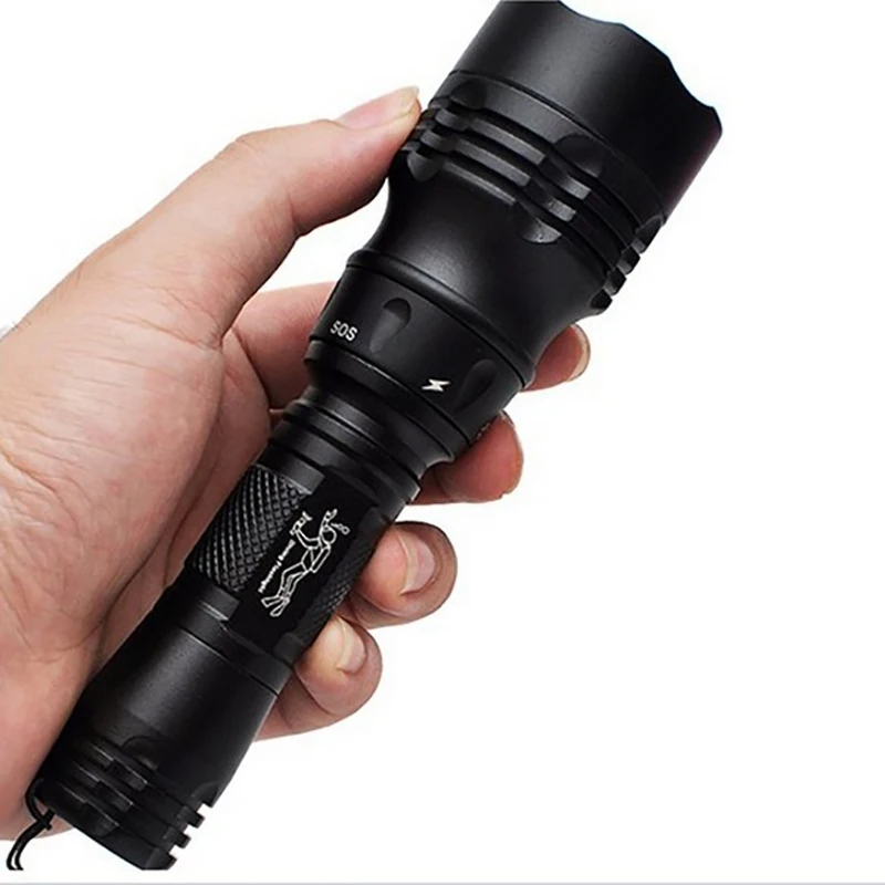 AIMIHUO T6 LED Diving Flashlight Powerful Aluminum Alloy Flashlight Torch IPX7 Waterproof Underwater Flashlights T6 LED Lantern (7)