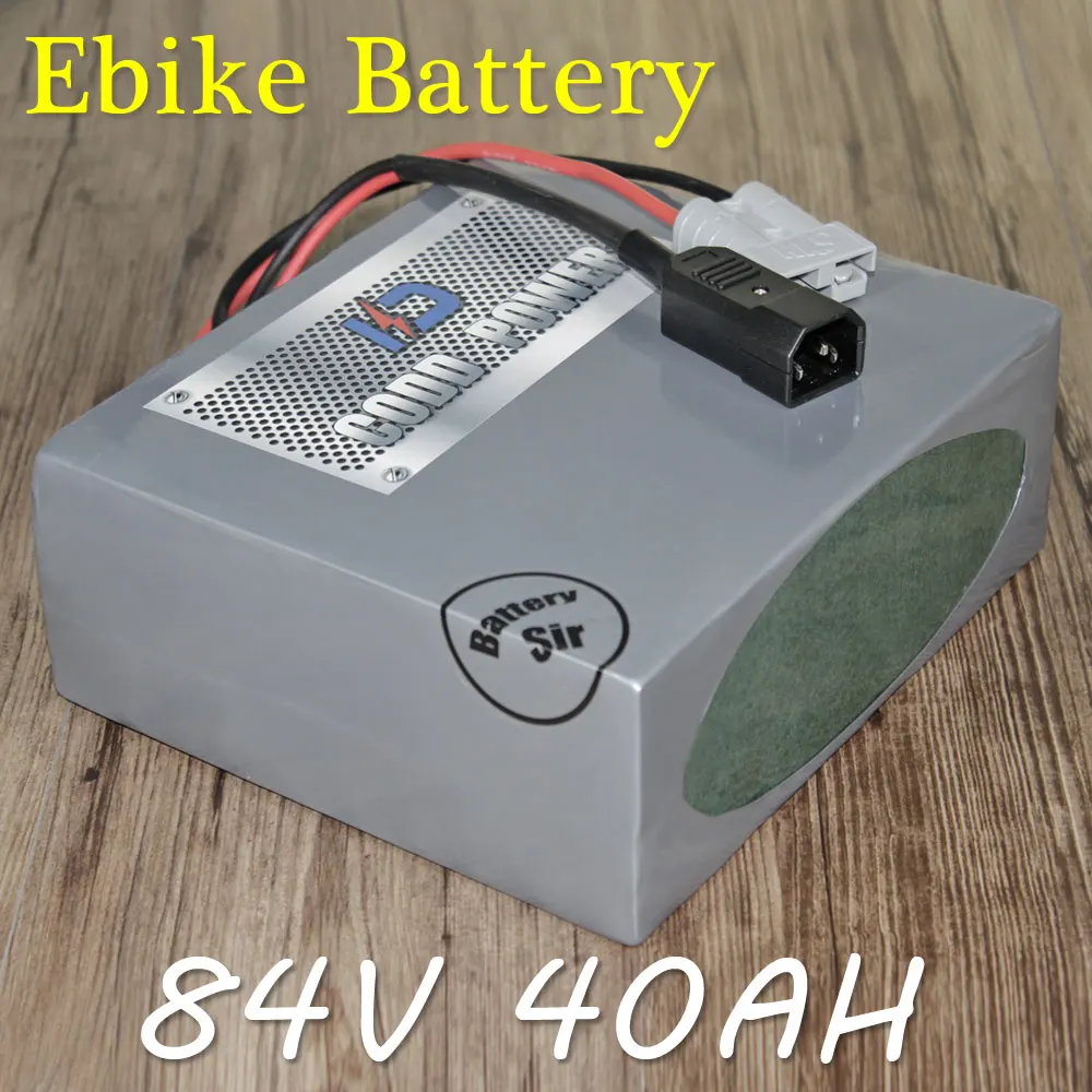 84V 40AH комплект литий ионный батарей для электрического велосипеда 3000W|Батарея