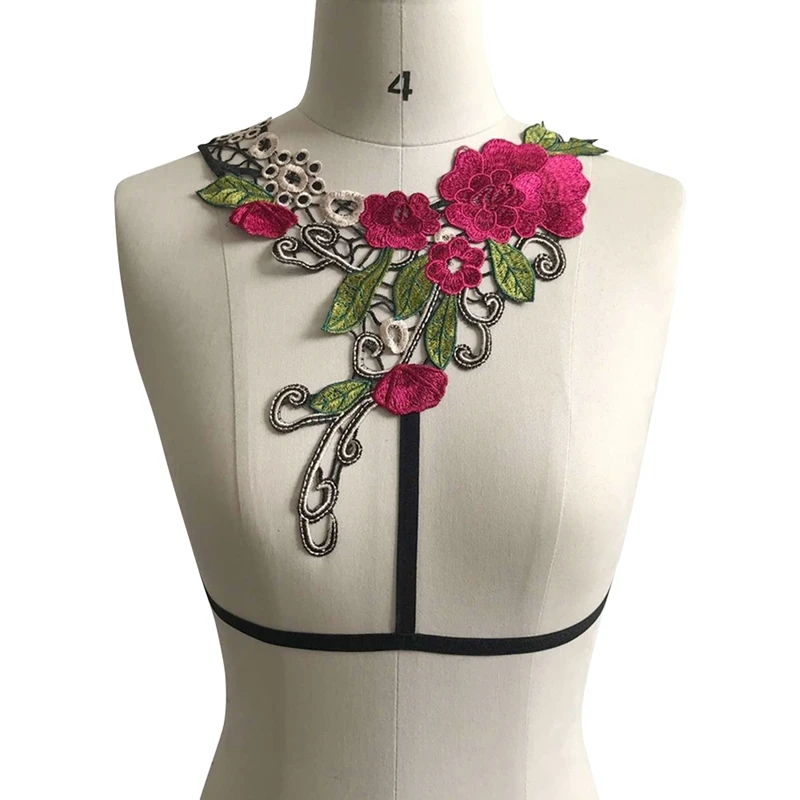 5 узоров Розы Цветочный пэчворк готический стиль красивый сексуальный жгут для женщины и девочки одежда аксессуары