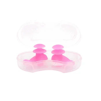 

2019 New Silicone Swimming Nose Clip With Ear Plugs Set Anti Noise Snore Earplugs Ear Protection Earplugs