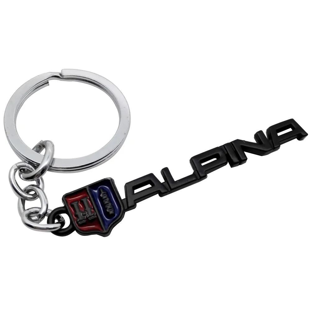 

For ALPINA Key chain metal Car Keychain keyring For Bmw 3 6 5 Series Z4 F30 F31 F34 E30 E36 E46 E90 E93 F10 F11 F07 E34 E39 E60