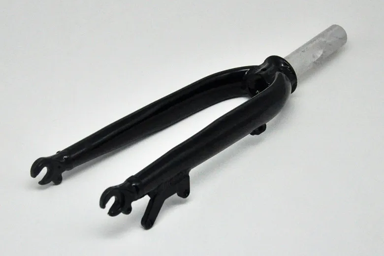 MEROCA YASITE, 20 дюймов, передняя вилка для велосипеда, вилка из высокоуглеродистой стали, дисковый тормоз, без зуба, открытый файл, 100 мм, алюминиевый сплав