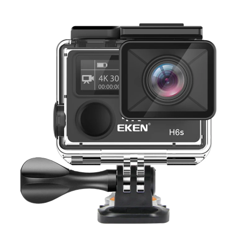 Экшн камера EKEN H6S A12 Ultra 4K 30fps Wi Fi 30 м водонепроницаемая 1080p чип go стабилизация