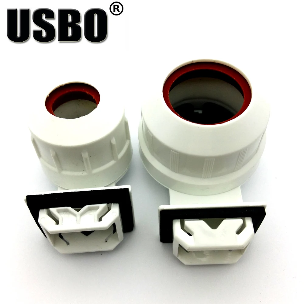 

Durable Aquarium lamp holder LED fish tank fluorescent lamp lighting accessories G13/T8 T5 bracket waterproof lamp holder white