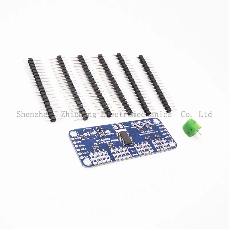 

16-Channel 12-bit PWM/Servo Driver Module I2C Interface for Arduino