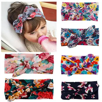 

Kids Girls Baby Headband Toddler Bow Flower Hair Band Accessories Headwear for 0-4Y Children