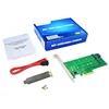 Pci-e X4 a M.2 NVMe SSD ngff convertir Tarjeta B + M clave Adaptador convertidor soporte SATA 3.0 6 Gbps ► Foto 2/6