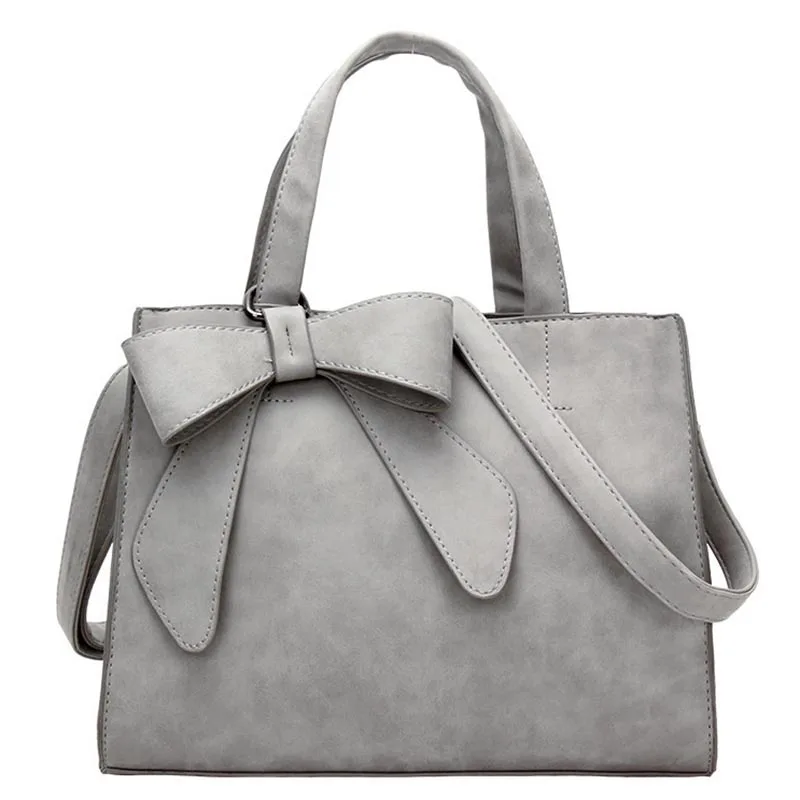 

Sweet Butterfly-knot Lady Leather Cross Body Bags Girls Fashion Messenger Shoulder Bags Casual High Quality Women Pouch Handbags