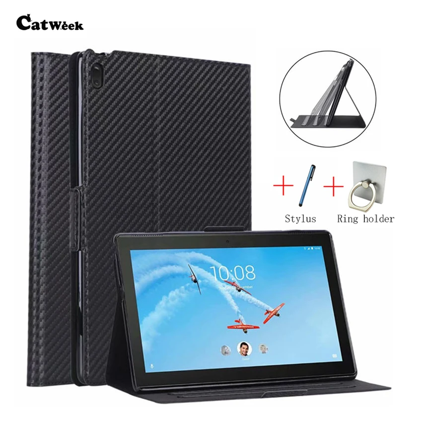 

Tab E10 X104 Case Cover PU Leather Slim 10.1'' Protective Stand Back Cover For Lenovo Tab E10 TB X104F Smart Tablet Skin Fundas