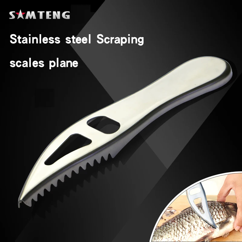 2 шт. StainlessSteelFishsSkinScale скребок очиститель Овощечистка рыбочистка щетка для очистки