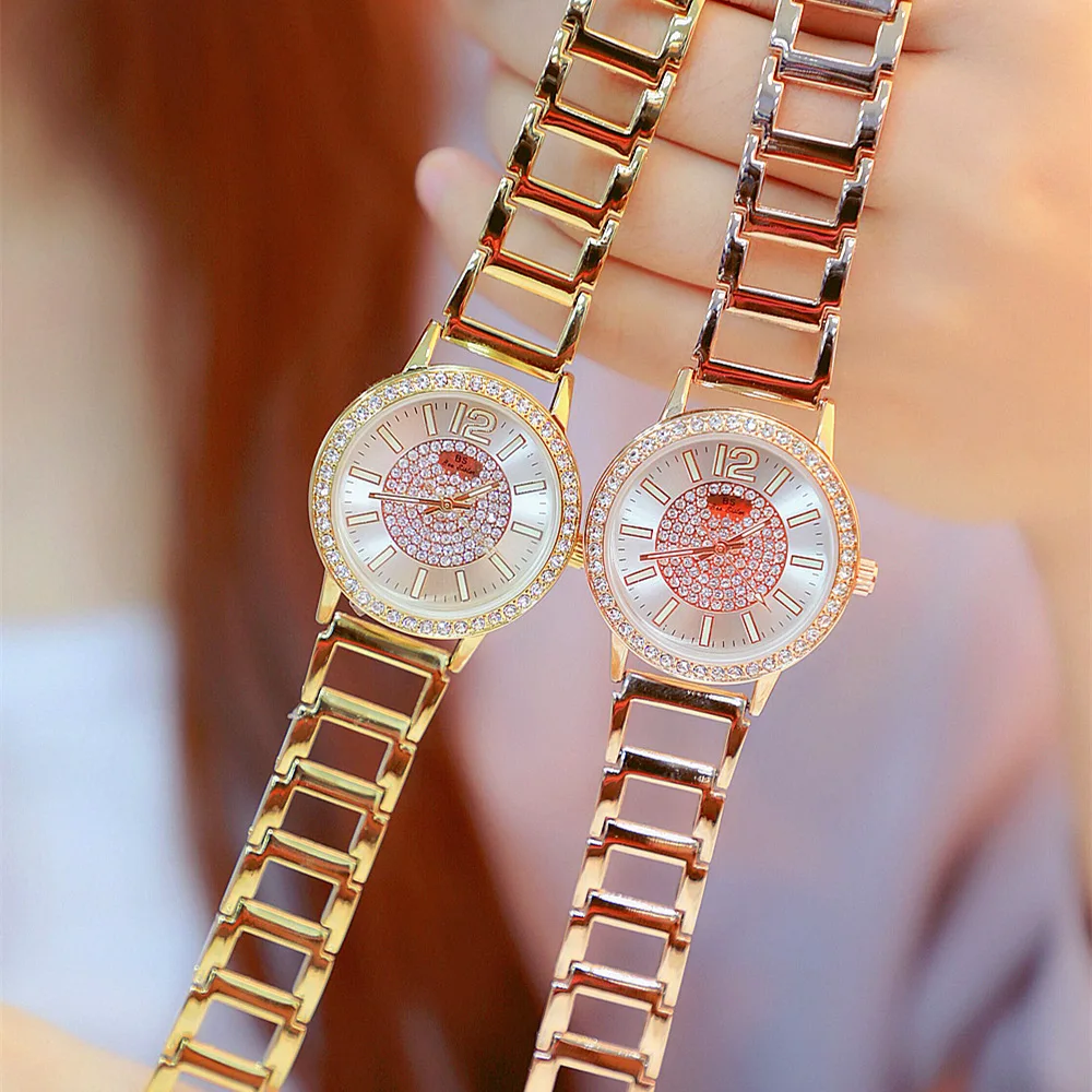 

Creative Shining Women Watches Ladies Fashion Crystal Wristwatch Diamond Clock Quartz Watches Relogios Femininos Female Watches