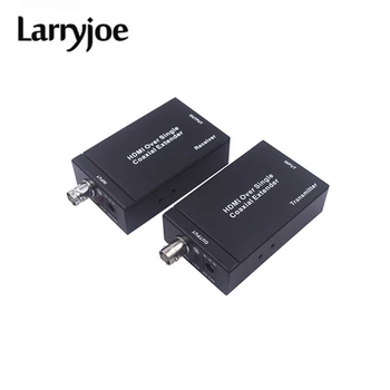 

Larryjoe 1080P HDMI Extender Over Single Coaxial Transmitter & Receiver IR TX RX HDMI Extender with Cable
